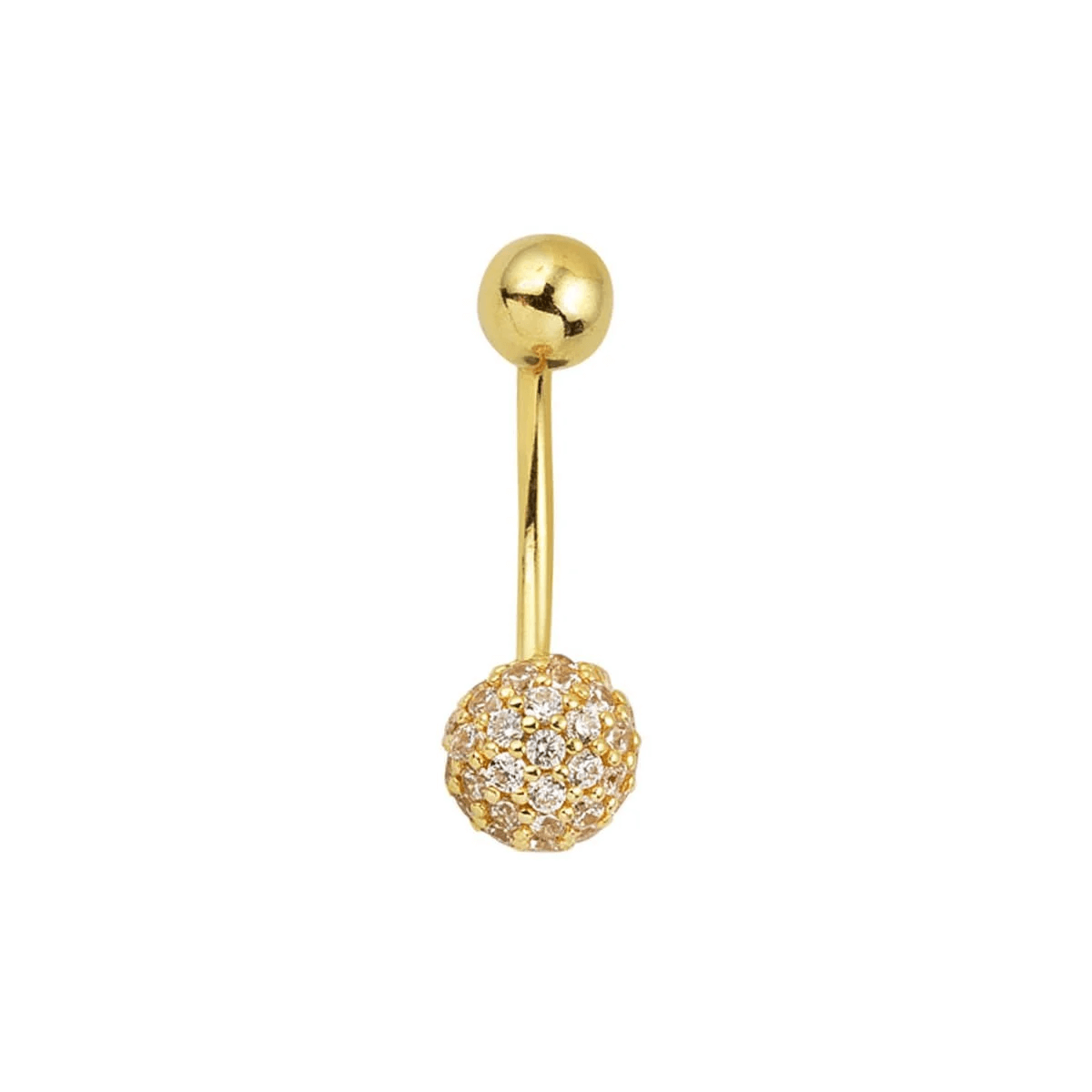 Women's 14 Carat Belly Piercing